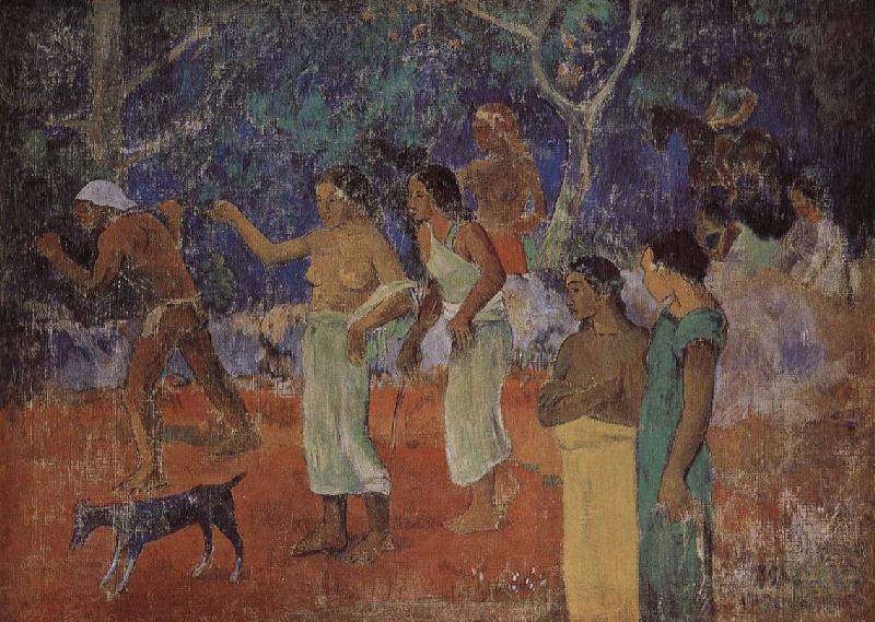 Paul Gauguin Tahitian Landscape life China oil painting art
